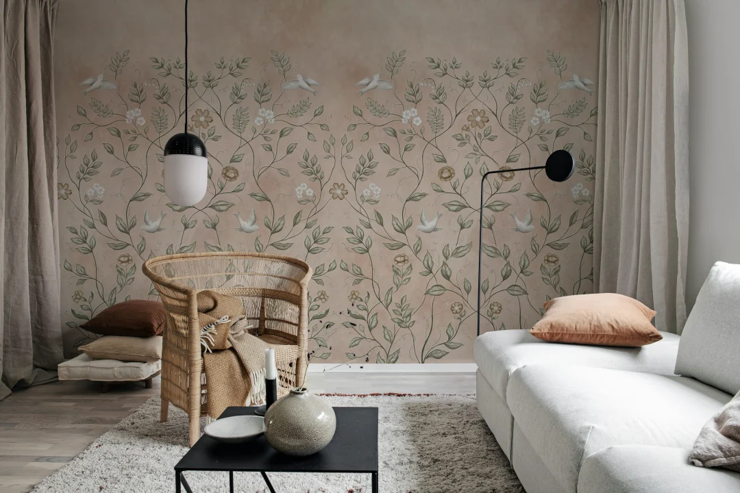 Charme floral chaleureux