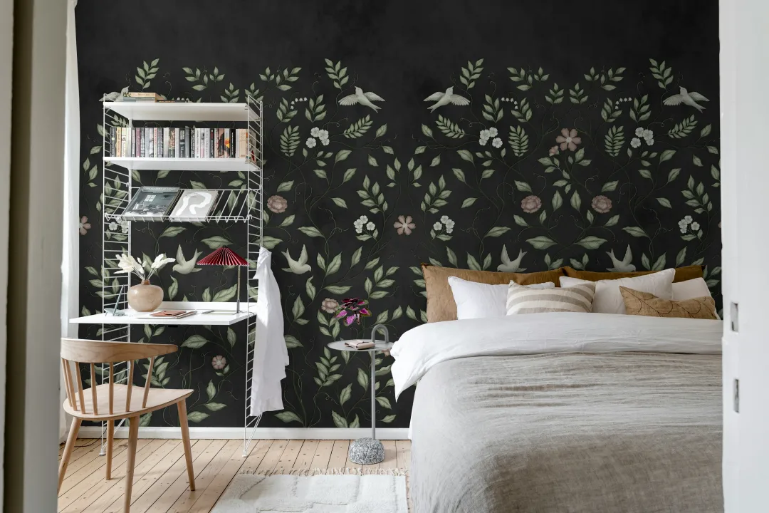 Dramatische bloemen elegantie