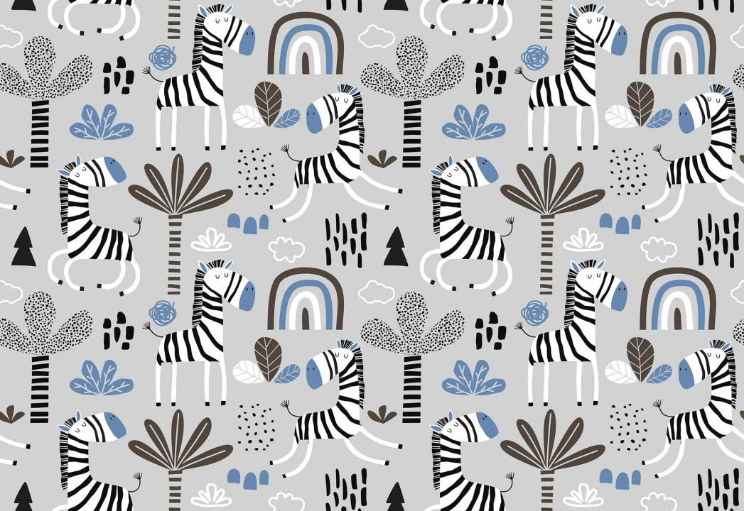 Zebra Jubilee Blue