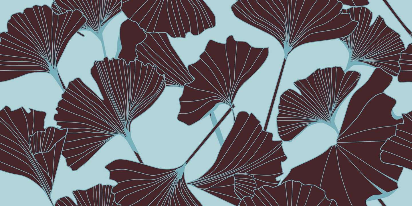 Turquoise Ginko Elegance