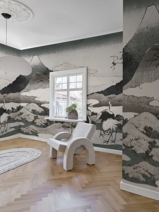 Vue sur la montagne japonaise