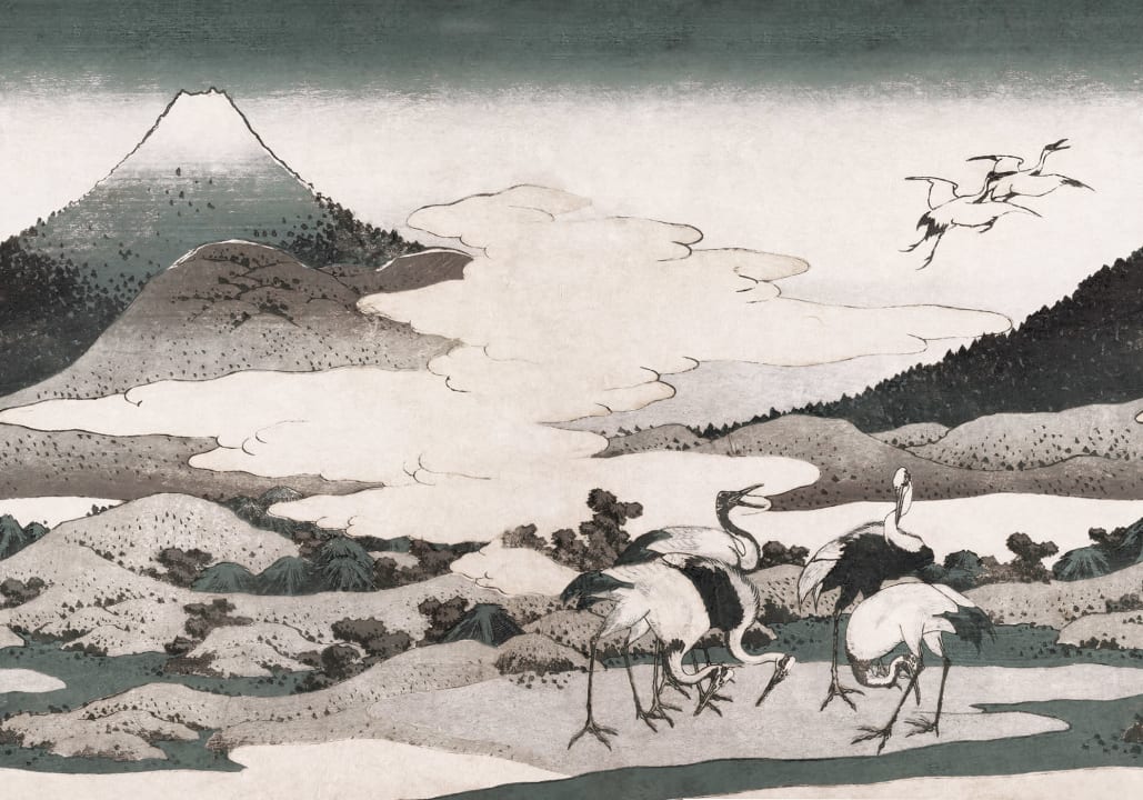 Vue sur la montagne japonaise