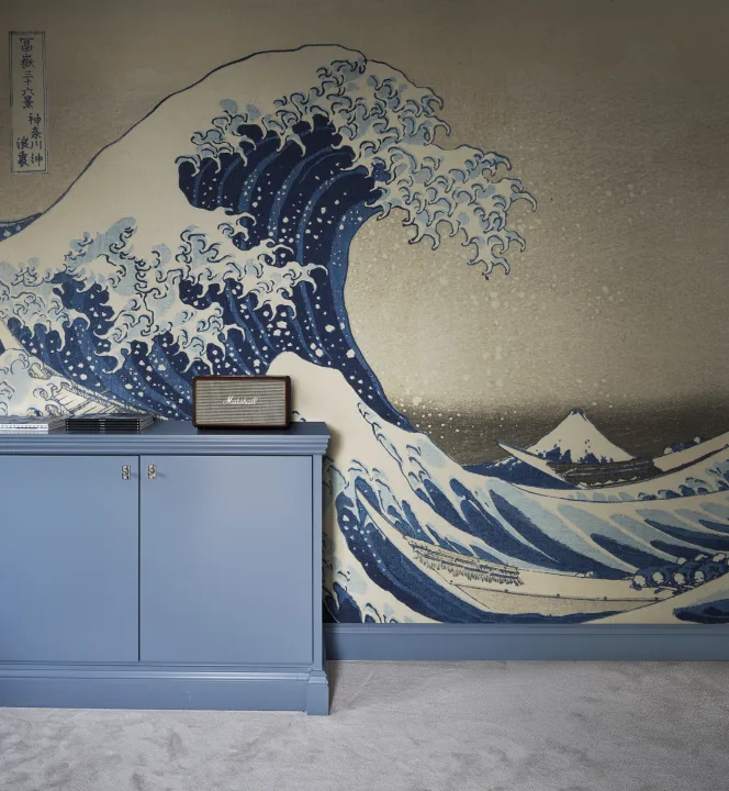 Famosa xilogravura de ondas