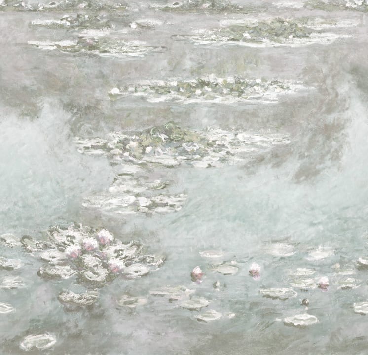 Fleurs d'eau abstraites