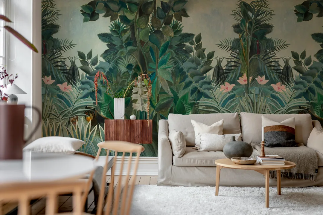 Scène de jungle dense
