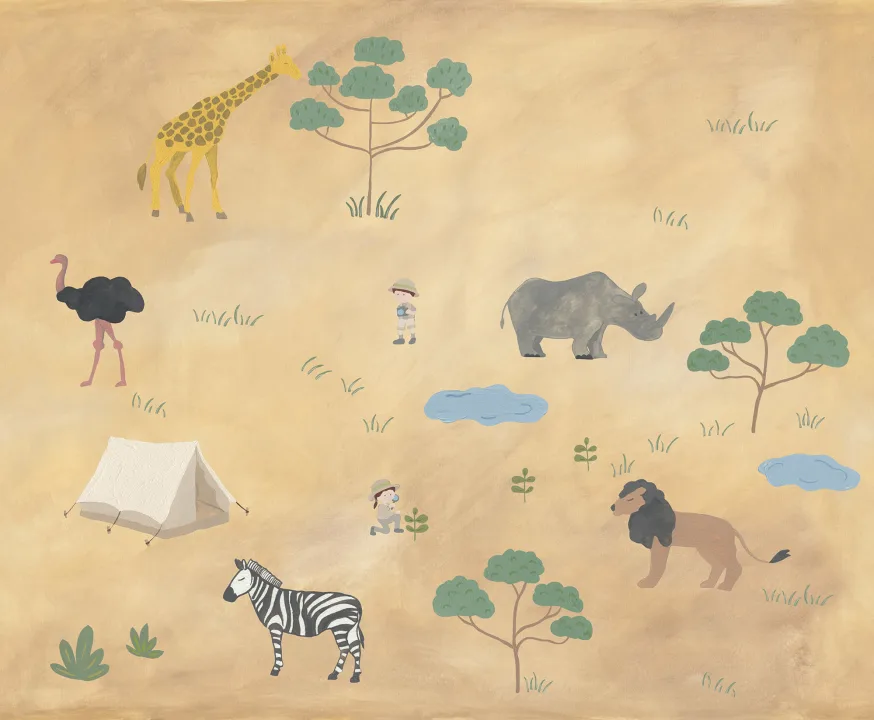 Safari sablonneux