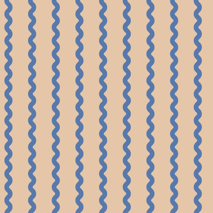 Playful Blue Waves