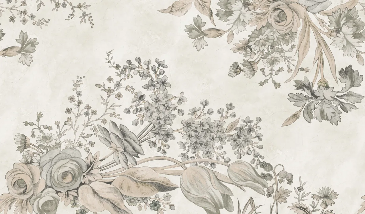 Élégance florale vintage