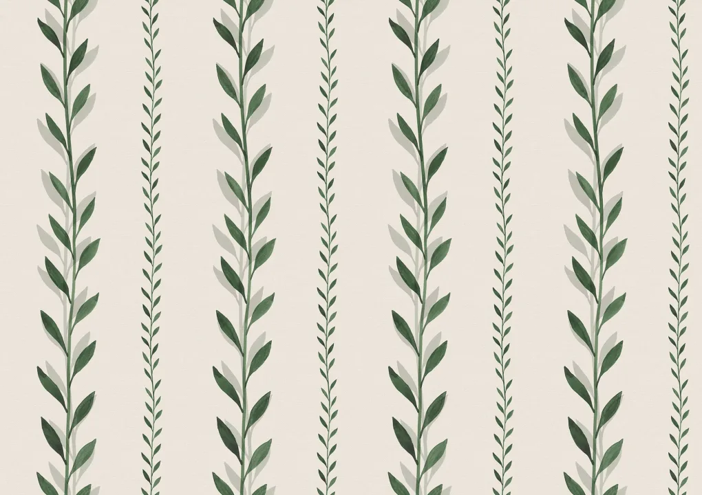 Serene Green Stripes