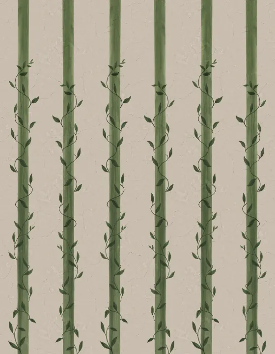 Groene bladstrepen