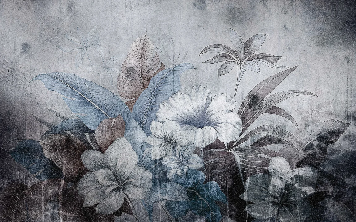 Fiori blu senza tempo