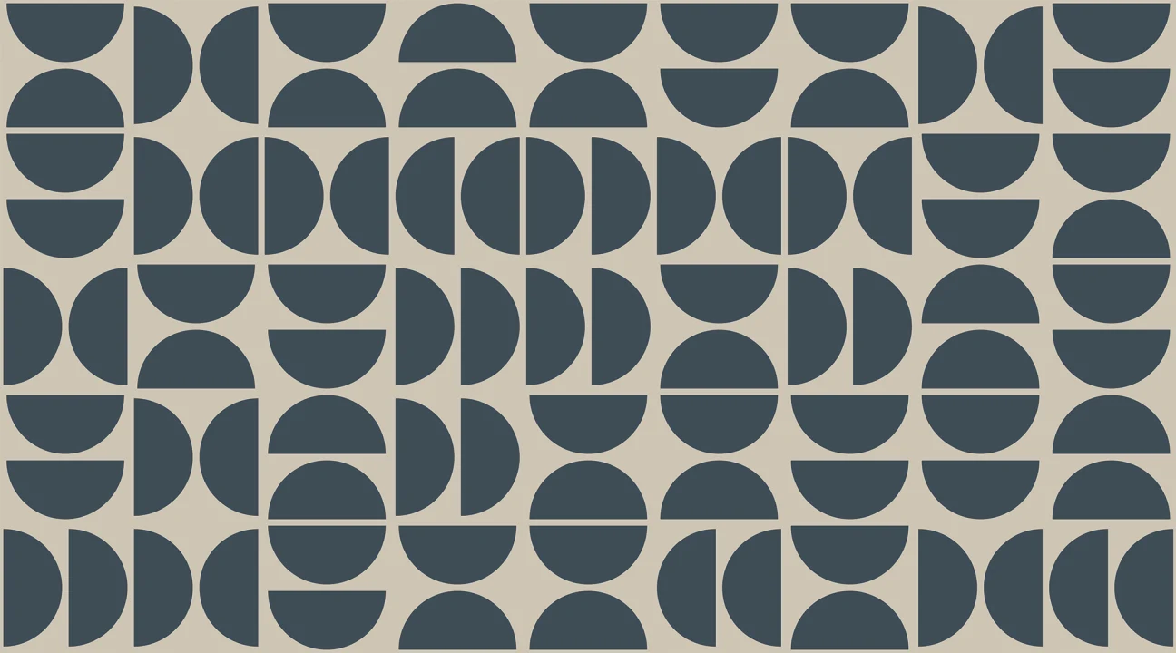 Kräftige blaue Geometrie