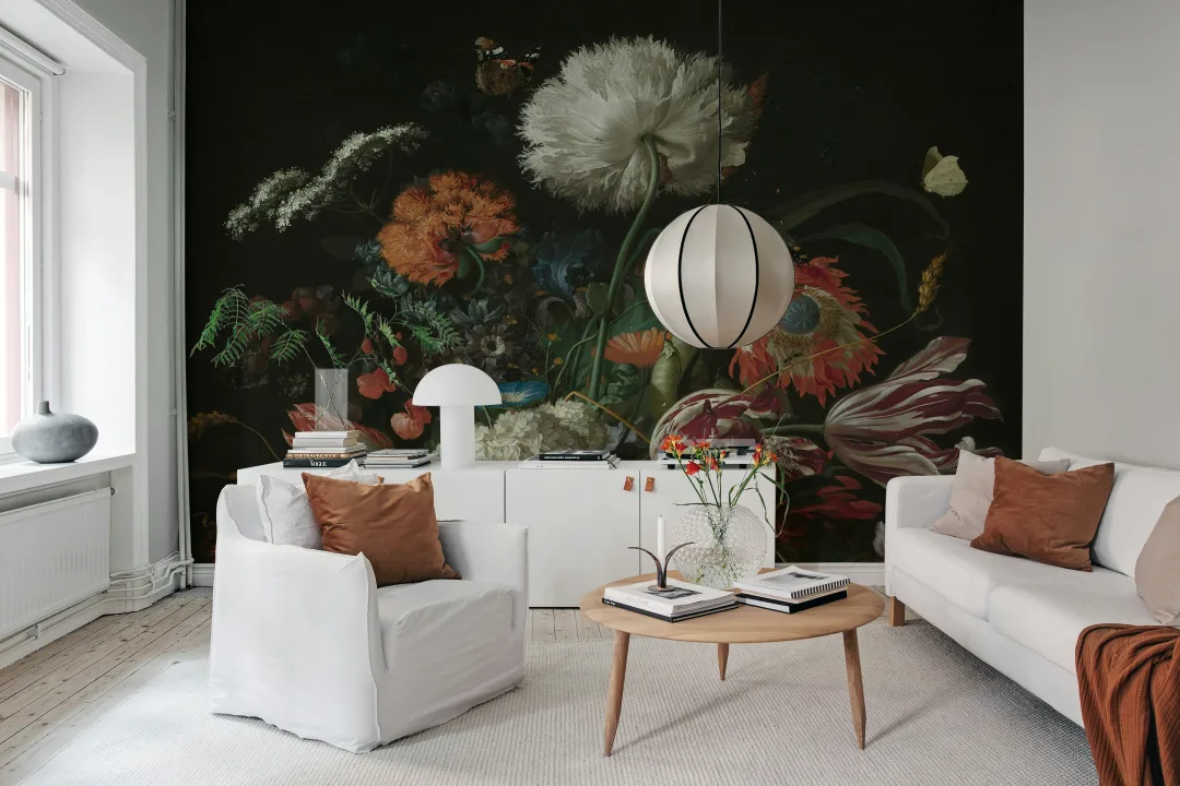 Dramatisk blommig elegans
