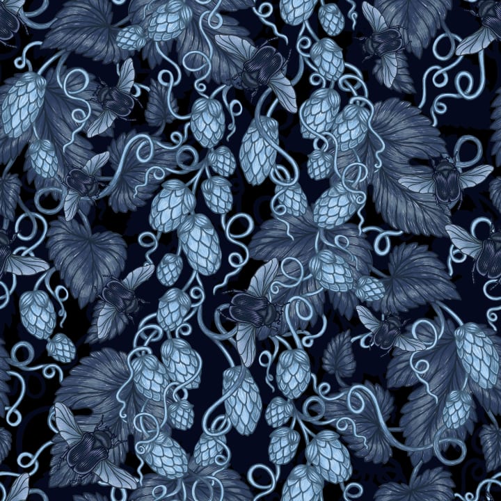Eleganza del luppolo di mezzanotte