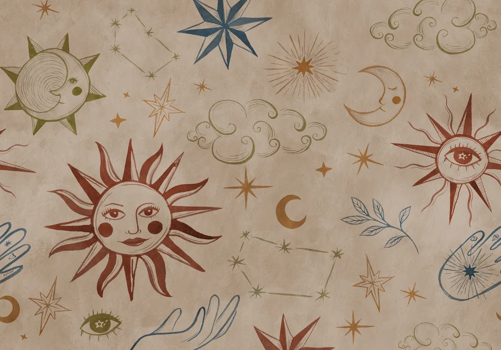 Capriccio celeste: Carta da parati astrologica