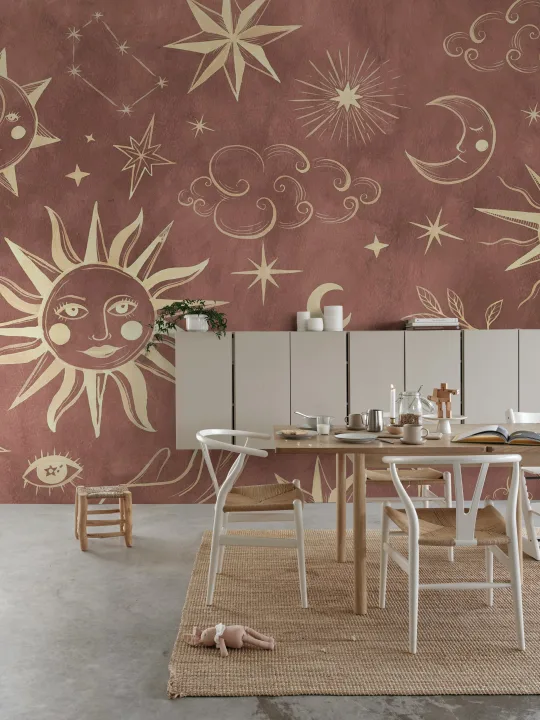 Cosmic Charm in Red Hues