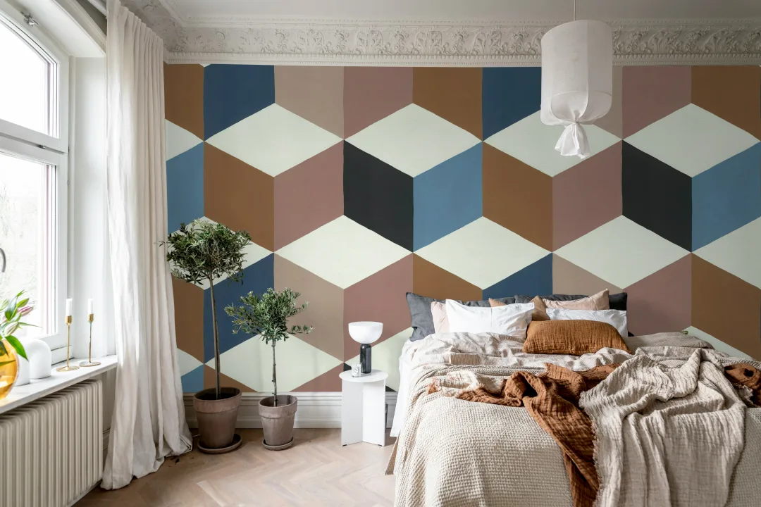 Geometriska Drömmar i Rosa