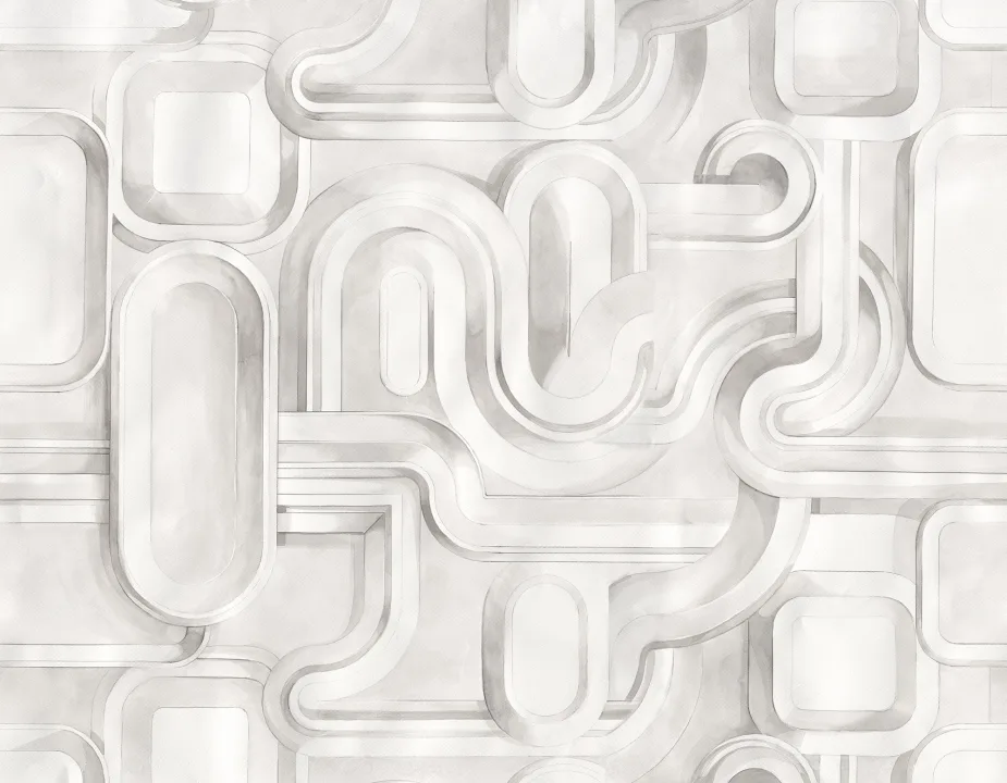 Navigate the Curves with Abstract Path Wallpaper