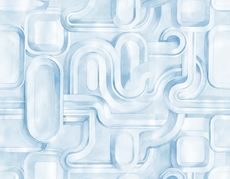 Navigați prin blues-ul abstract