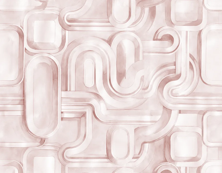 Perdez-vous dans des Chemins Abstraits Roses