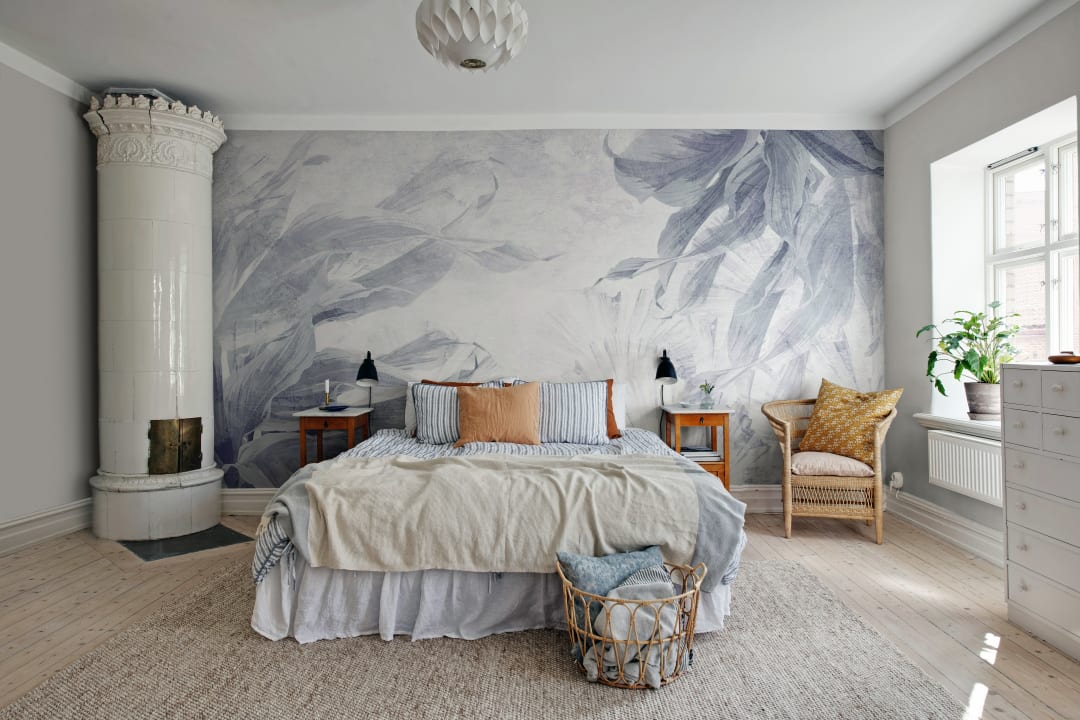 Feuillage bleu tranquille