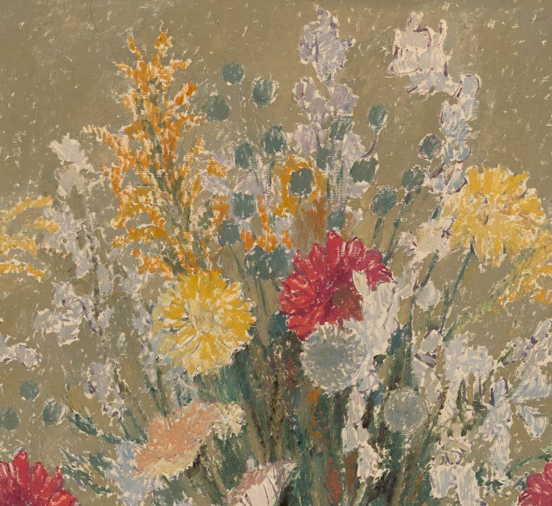 Vintage blommig elegans
