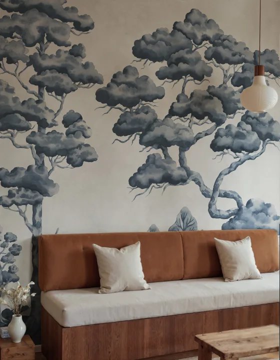 Blue Serenity Trees