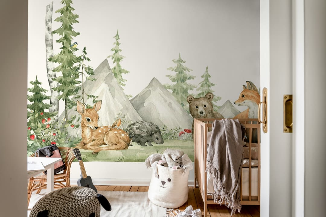 Whimsical Woodland Scene