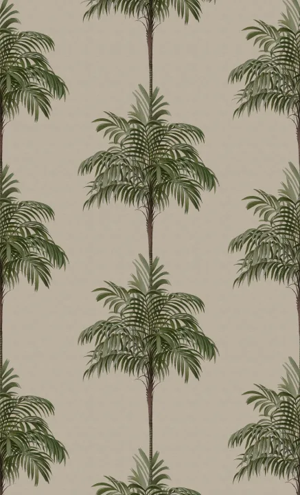 Chic Palm Stripes