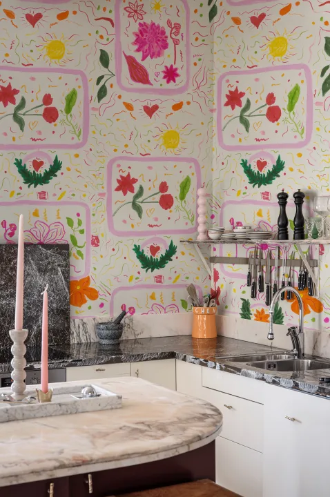 Rebel Walls x John-John: Romantic Reverie in Pink