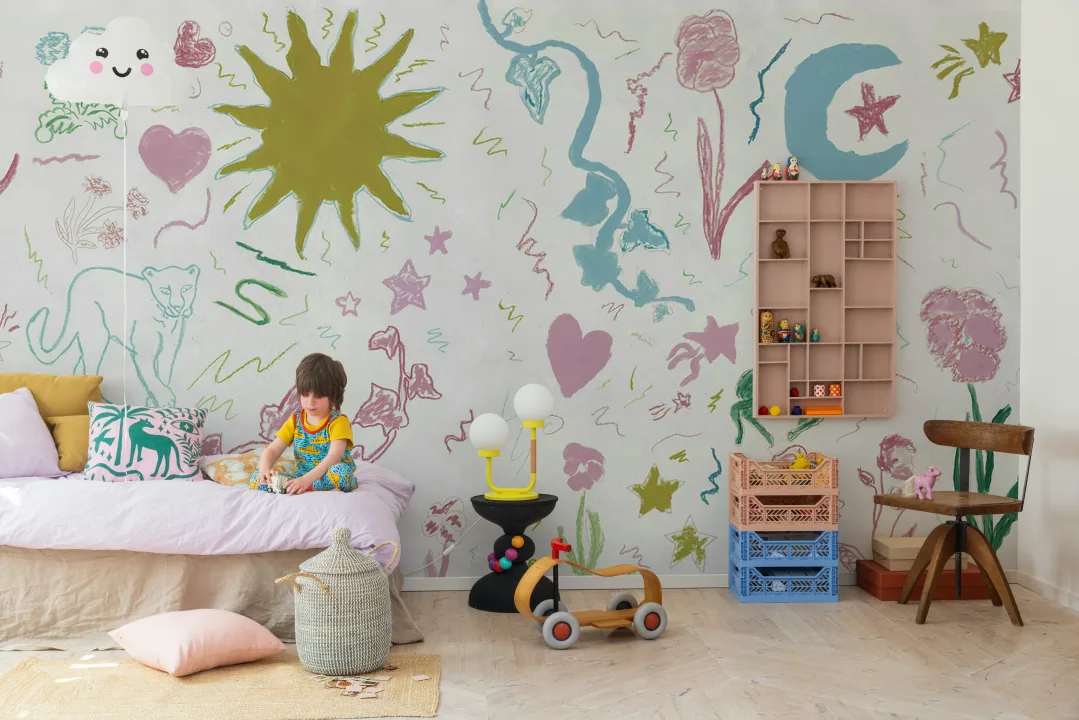 Rebel Walls x John-John Chroma Soft: Et lunefullt eventyrland