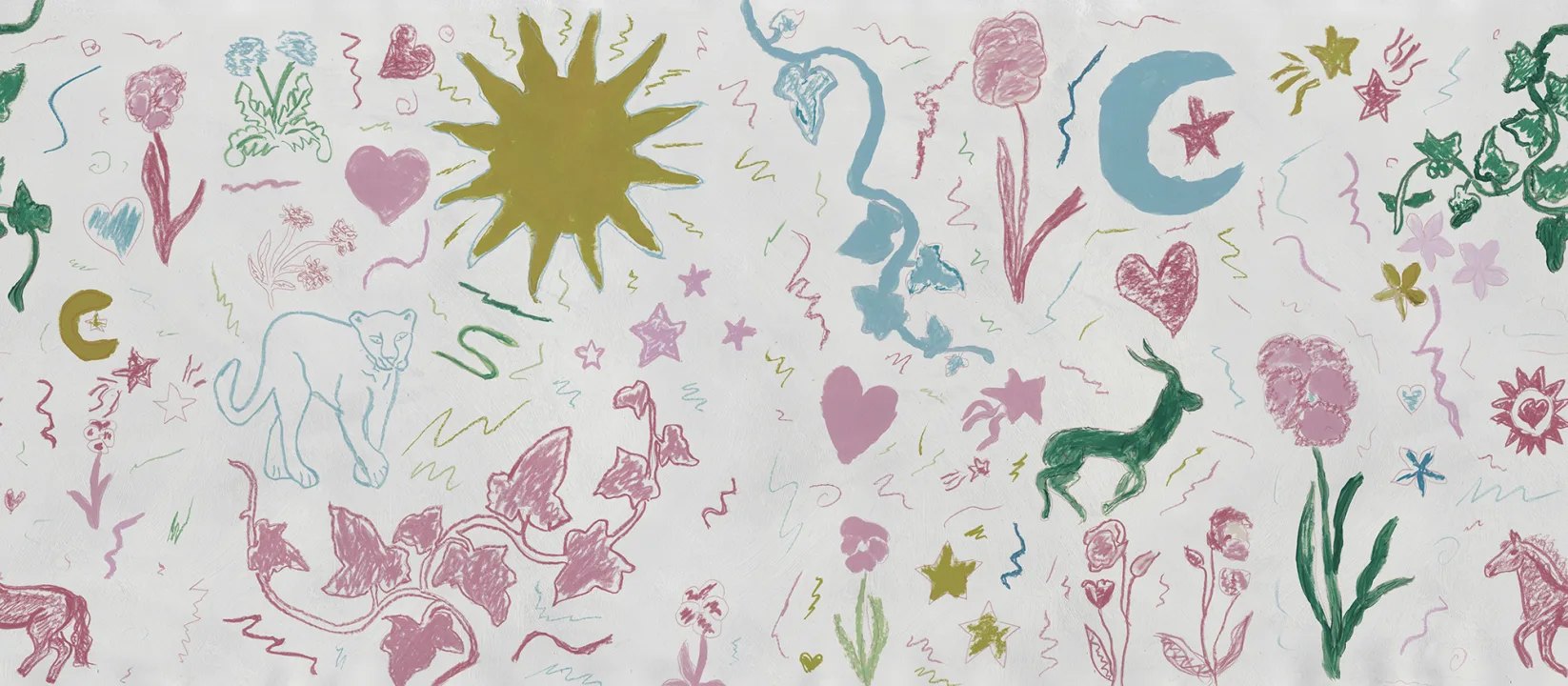 Rebel Walls x John-John Chroma Soft: A Whimsical Wonderland (Chroma Soft: Omituinen ihmemaa)