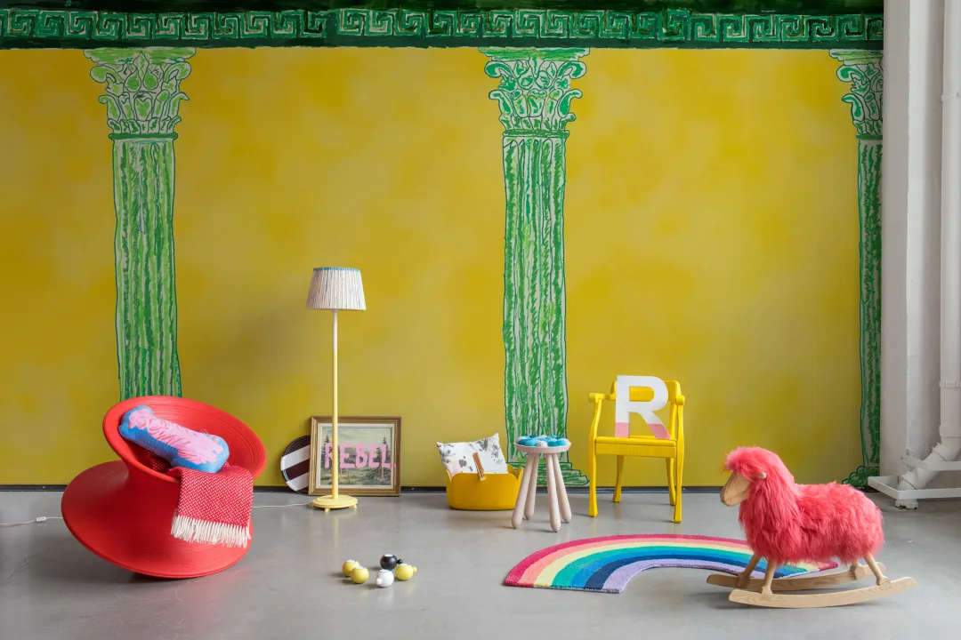 Rebel Walls x John-John Aegis Yellow: Classical Elegance
