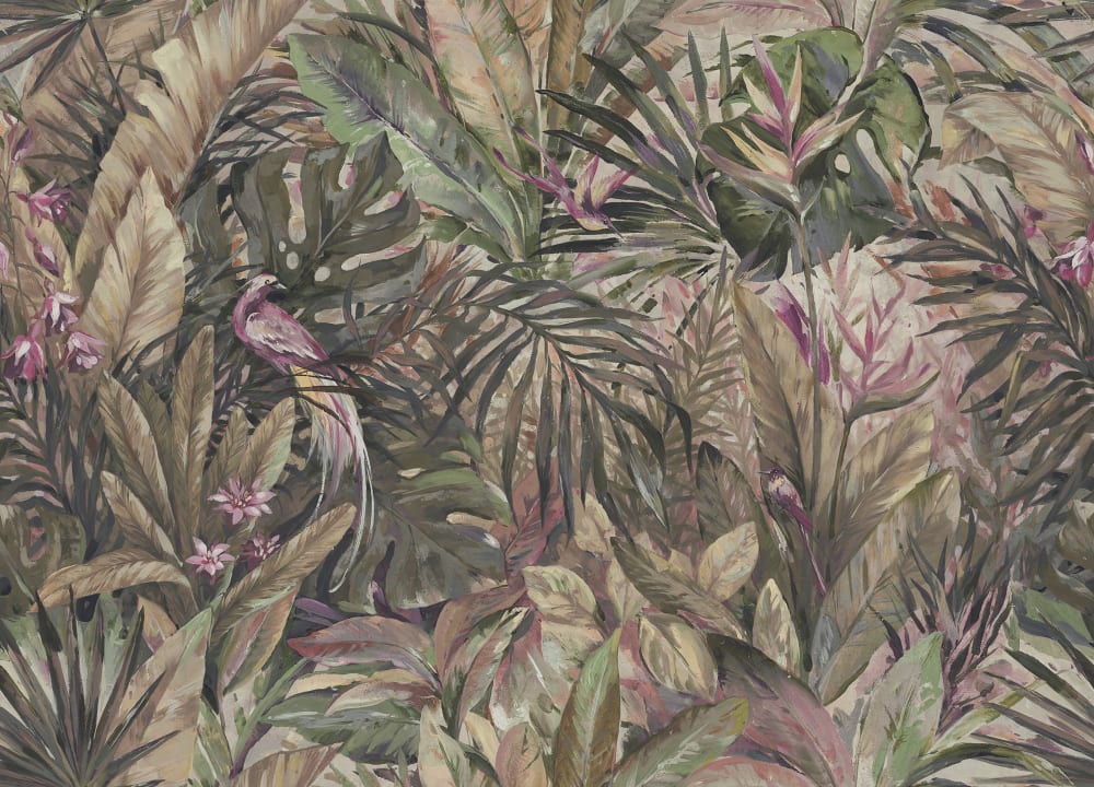 Oplev Fortryllelse med Lilac Jungle Birds