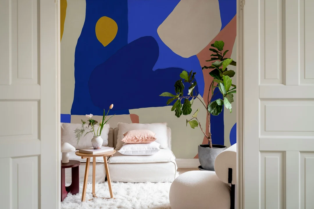Dynamic Shapes in Mesmerizing Blue