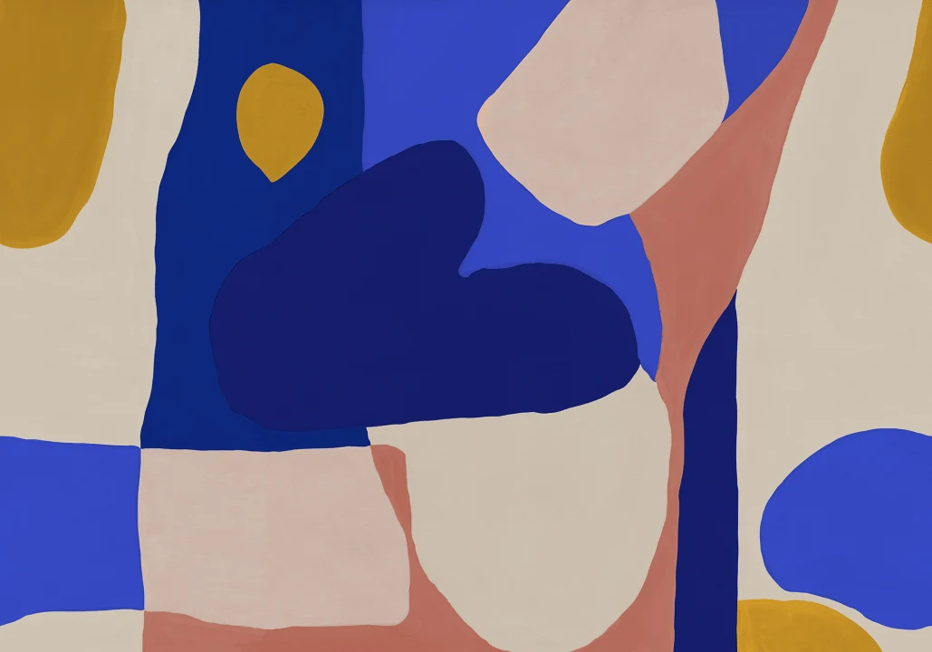 Dynamic Shapes in Mesmerizing Blue
