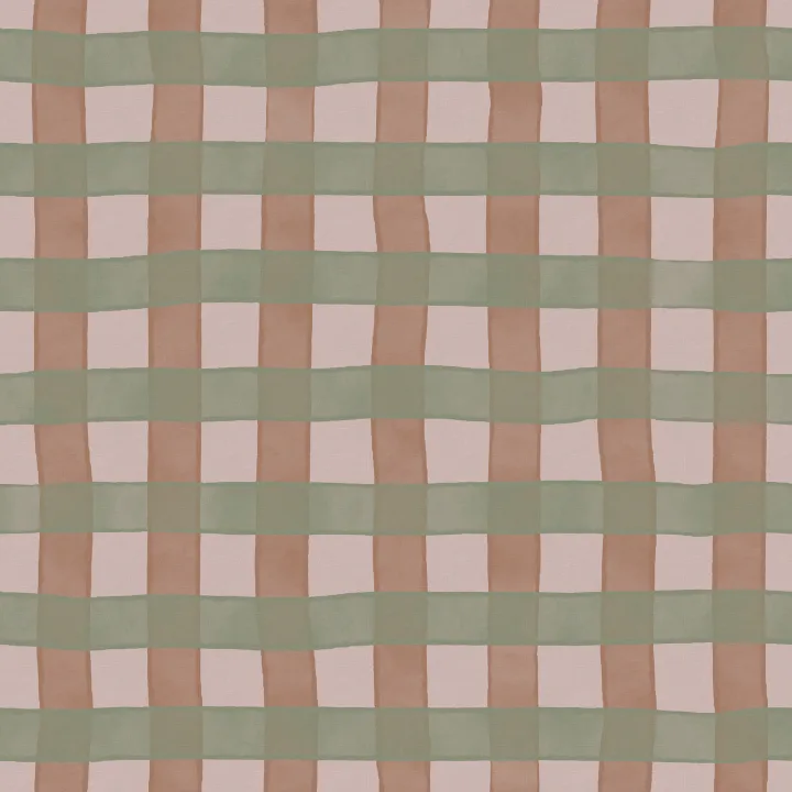 Sjarmerende gingham i rosa nyanser