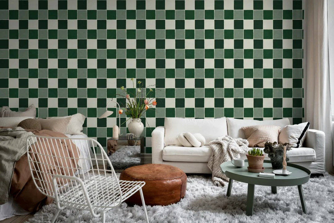 Damier vert Chic