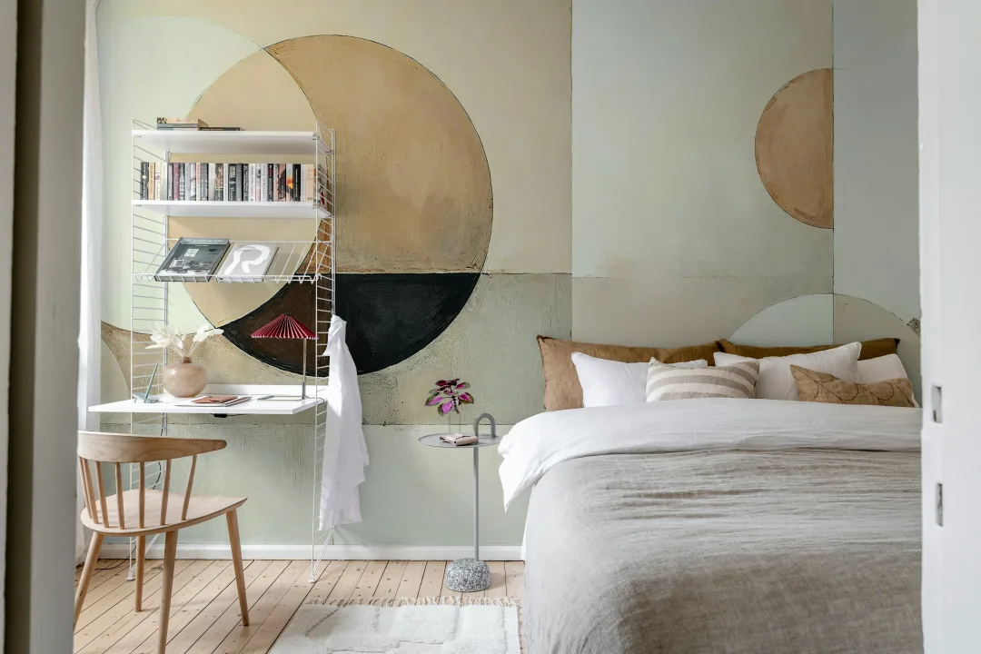 Sierlijke cirkels in rustgevend beige