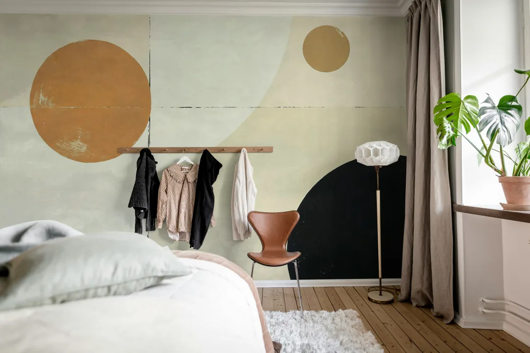 Élégance géométrique en beige