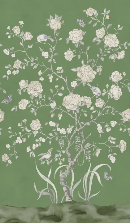Rolig chinoiserie-elegance