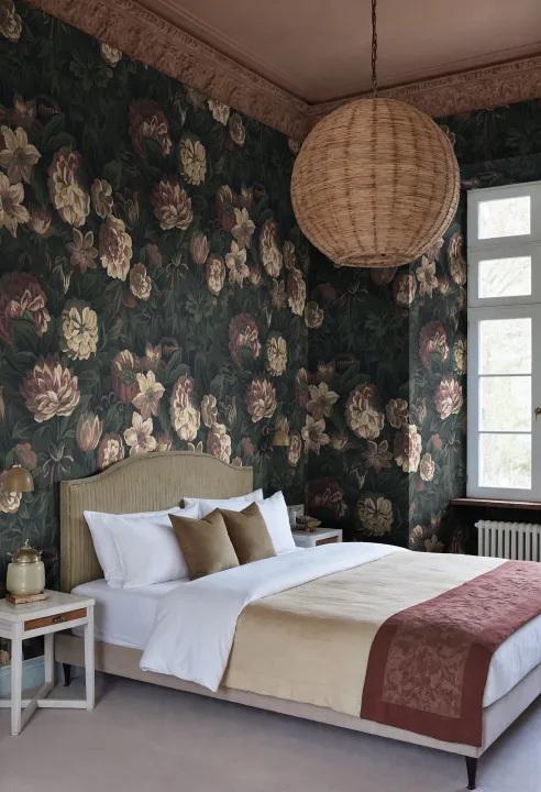Florale Eleganz im Vintage-Stil