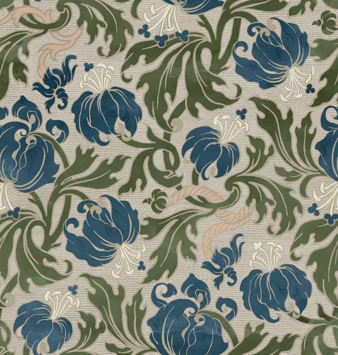 Elegant Midnight Peony