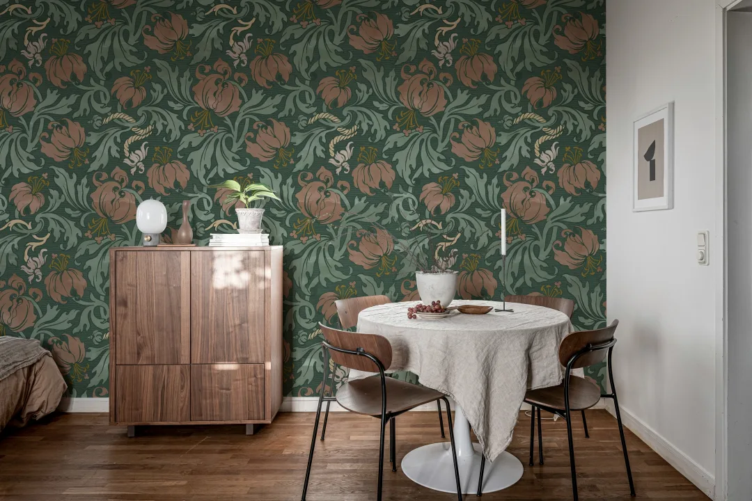 Eleganza floreale di mezzanotte