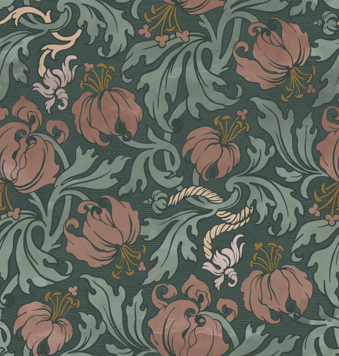 Midnight Floral Elegance
