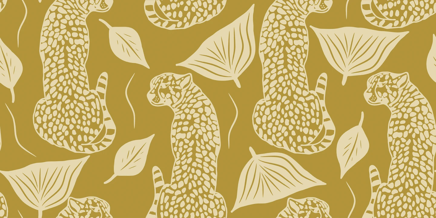 Avslør din ville side med Whimsy Leopard Wallpaper