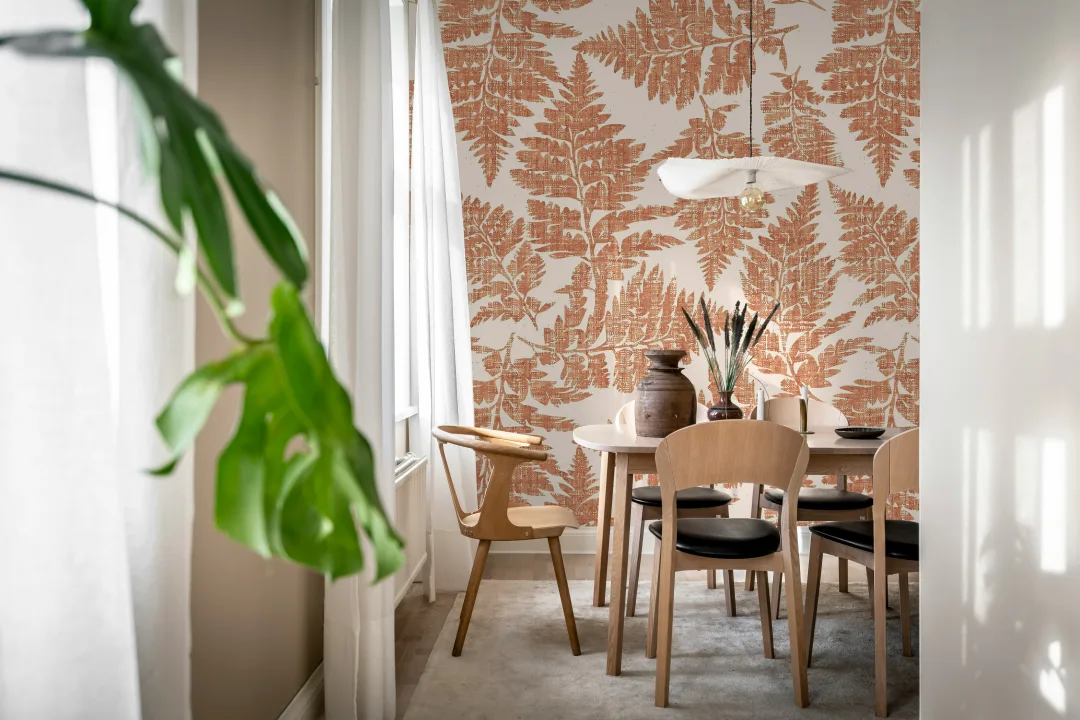 Omfamna naturen med rustika Fern-tryck