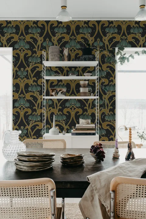 Abrace la elegancia con Art Nouveau Floral