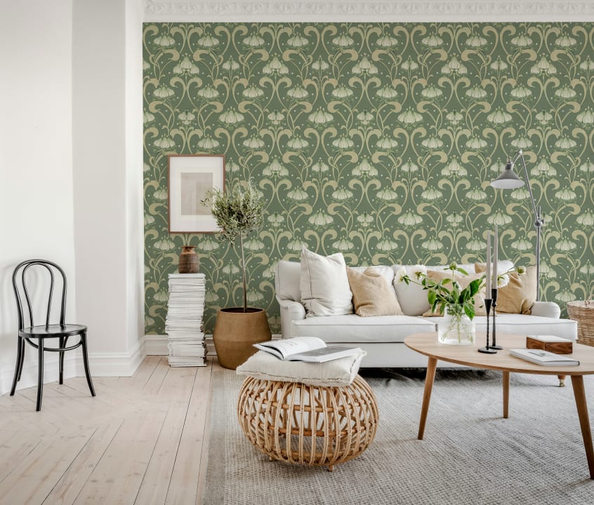 Embrace Elegance with Art Nouveau Flower