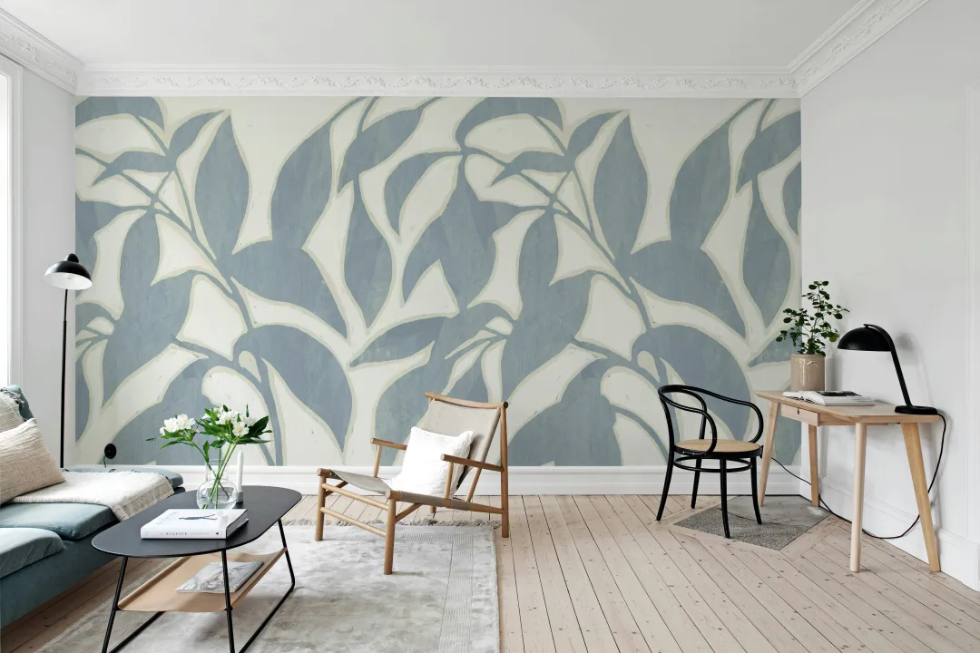 Blue Leaf Elegance